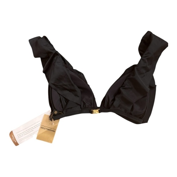 Vix Swimwear Liz Bikini Top in Black NWT - Picture 5 of 6